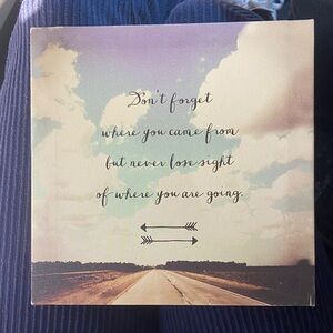 Inspirational Canvas Art with Quote